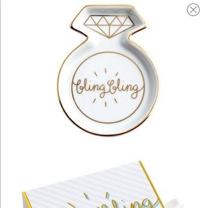 Rosanna Bling Bling Porcelain Trinket Tray